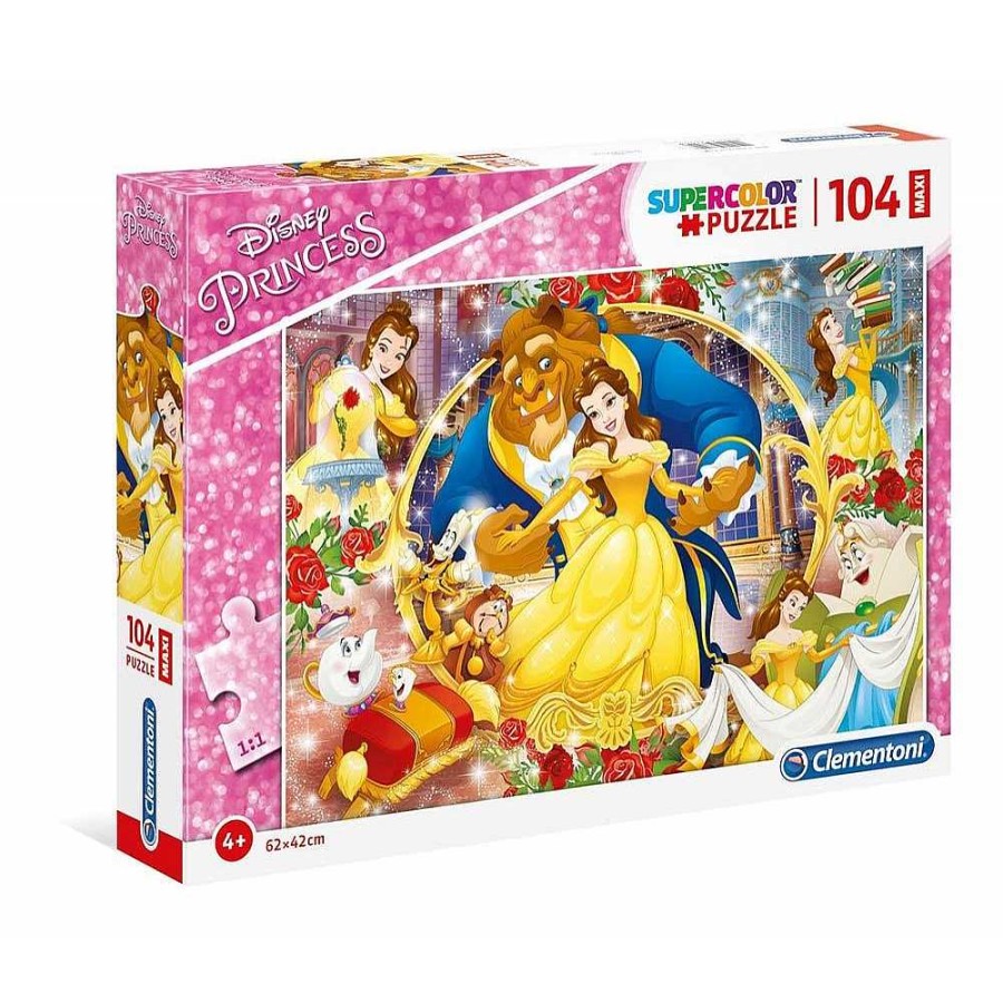 Juguetes Disney Puzzles Infantiles | Princesas Disney Puzzle 104 Piezas Maxi