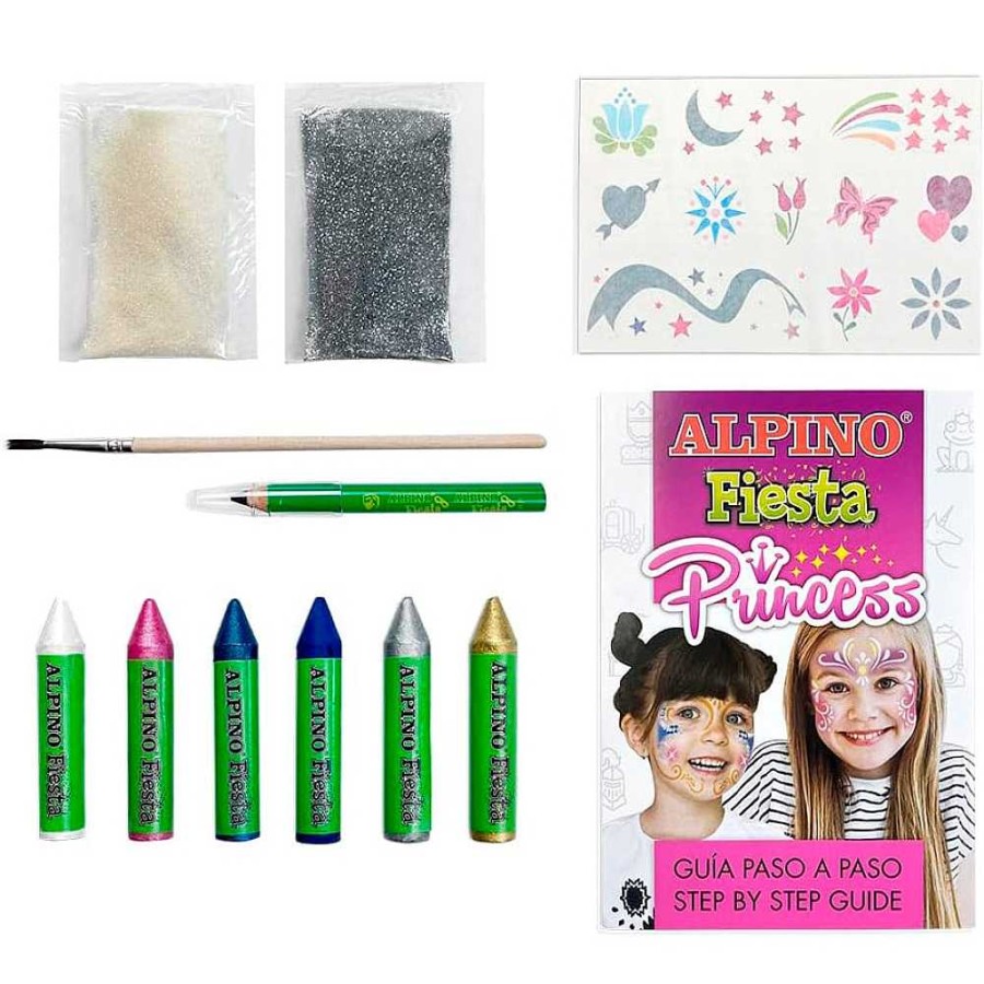 Papeler A Alpino Manualidades Accesorios | Set Maquillaje Princess Completo Alpino