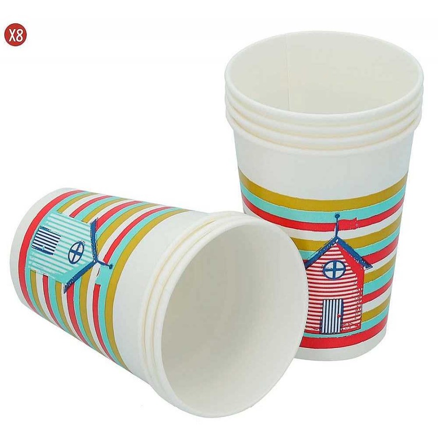 Fiestas Y Disfraces Genérico | Pack 8 Vasos Cart N Casita 200 Ml