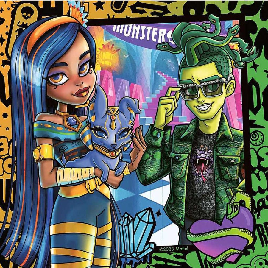 Juguetes Monster High Puzzles Infantiles | Monster High Puzzle Triple 3X49 Piezas