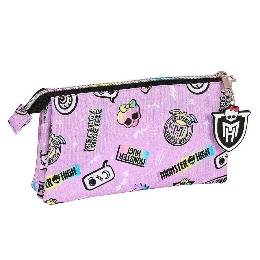 Mochilas Y Complementos Safta | Monster High Portatodo Triple 22X12X3