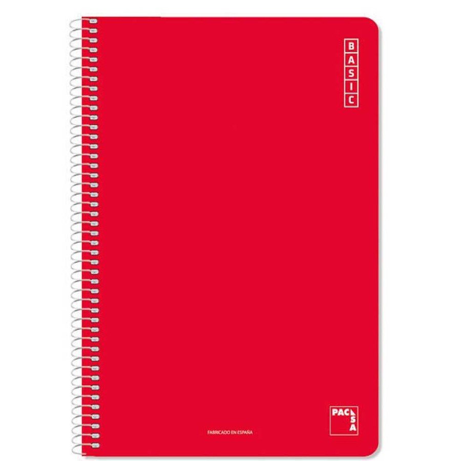 Papeler A Pacsa Cuadernos Espiral | Pack 10 Bloc 60 Gr Cuarto 80 Hojas Milimetradado