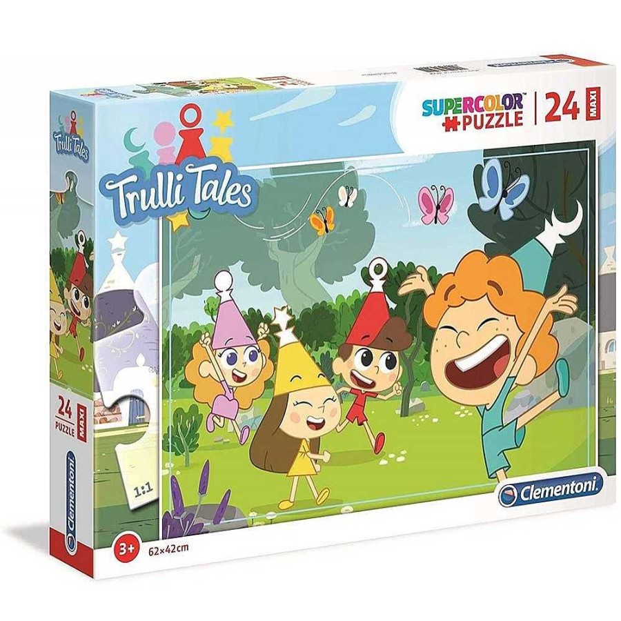 Juguetes Clementoni Puzzles Infantiles | Puzzle 24 Piezas Maxi Trulli Tales