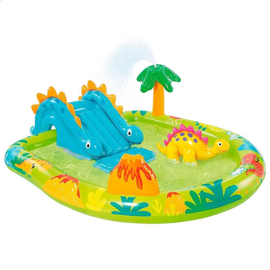 Regalo Intex Tendencia Dinosaurios | Centro Juegos Acu Ticos Hinchable Intex Dinosaurio Chorros Agua 191X152X58 Cm