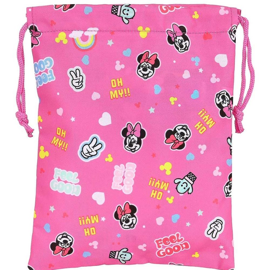 Mochilas Y Complementos Disney | Minnie Saquito Merienda 20X25