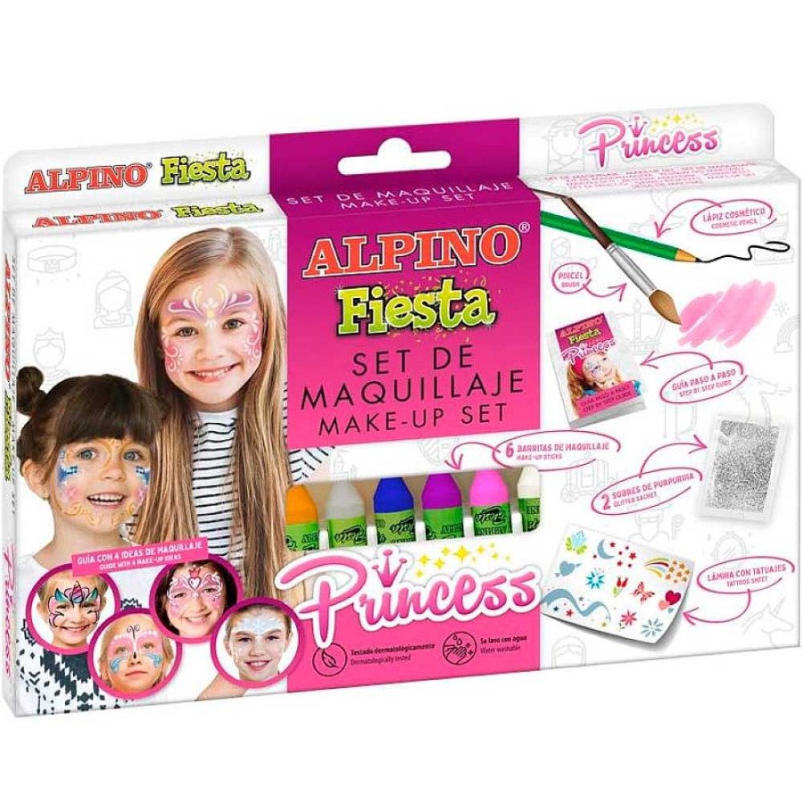 Papeler A Alpino Manualidades Accesorios | Set Maquillaje Princess Completo Alpino