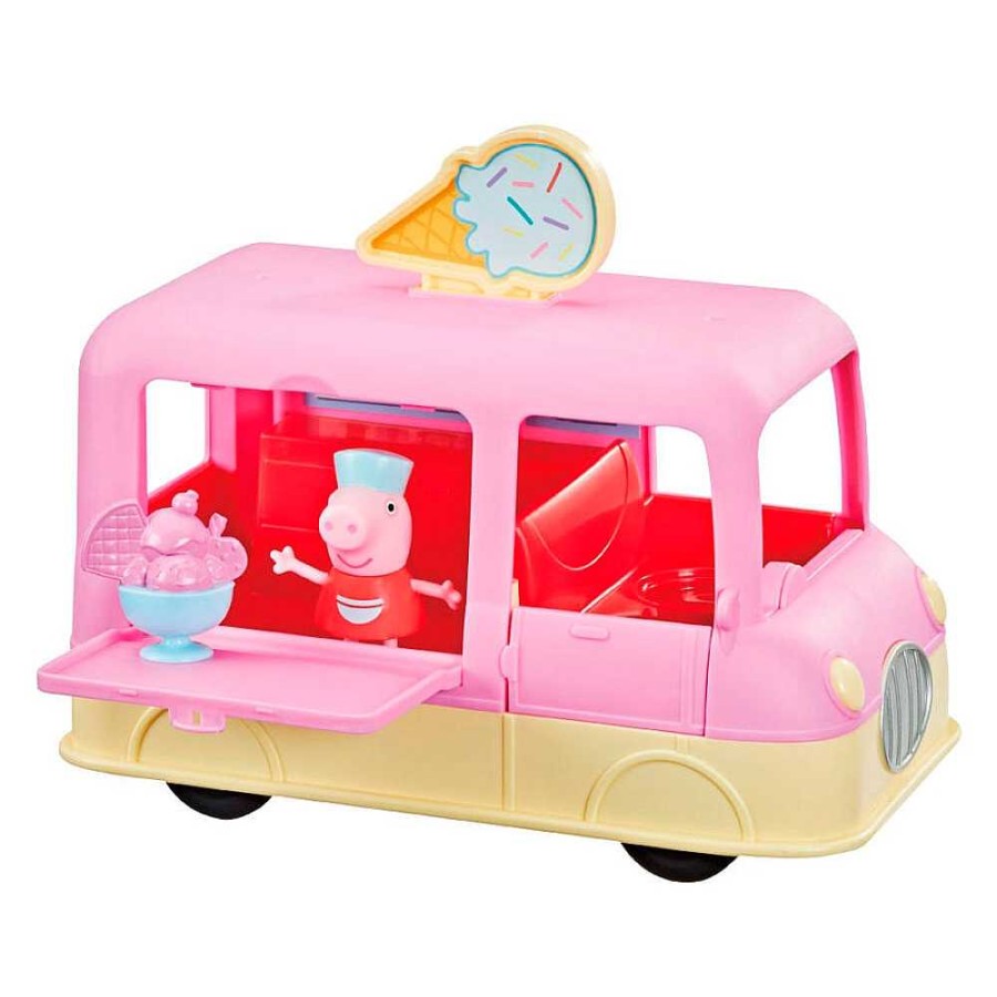 Juguetes Hasbro Mini Mu Ecas | Peppa Pig Cami N Helados Con Figuras. Caja 36X25X13