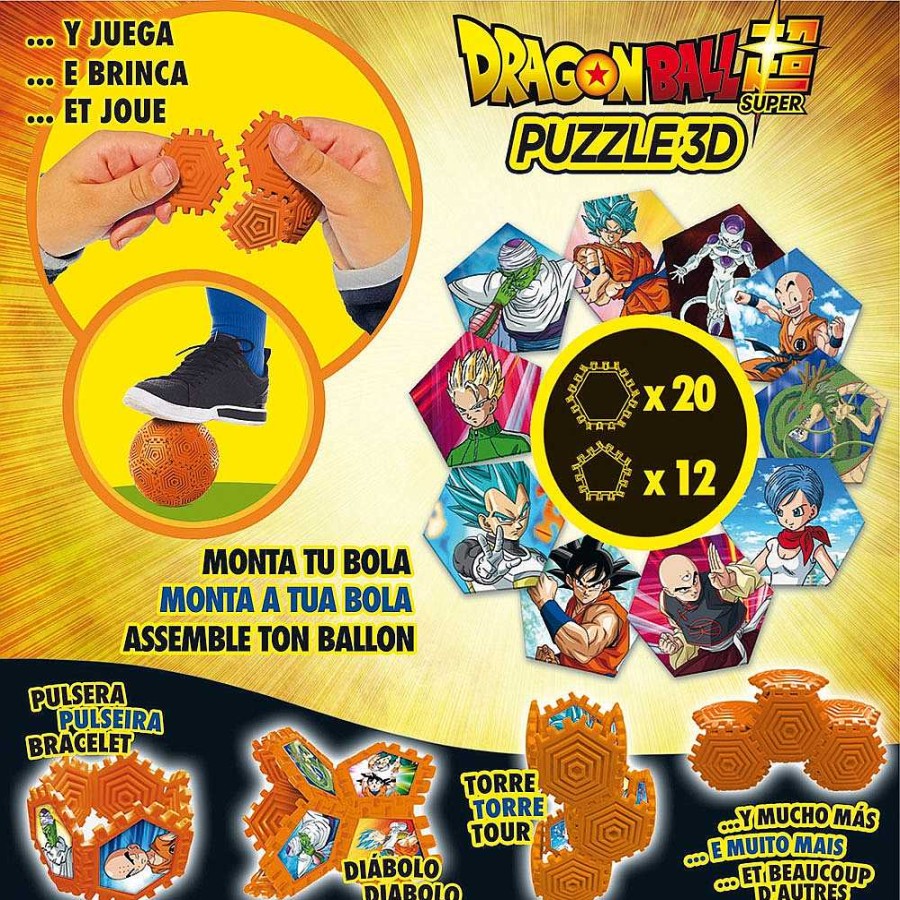 Juguetes Educa Puzzles Infantiles | Dragon Ball Puzzle 3D. Crear Y Jugar