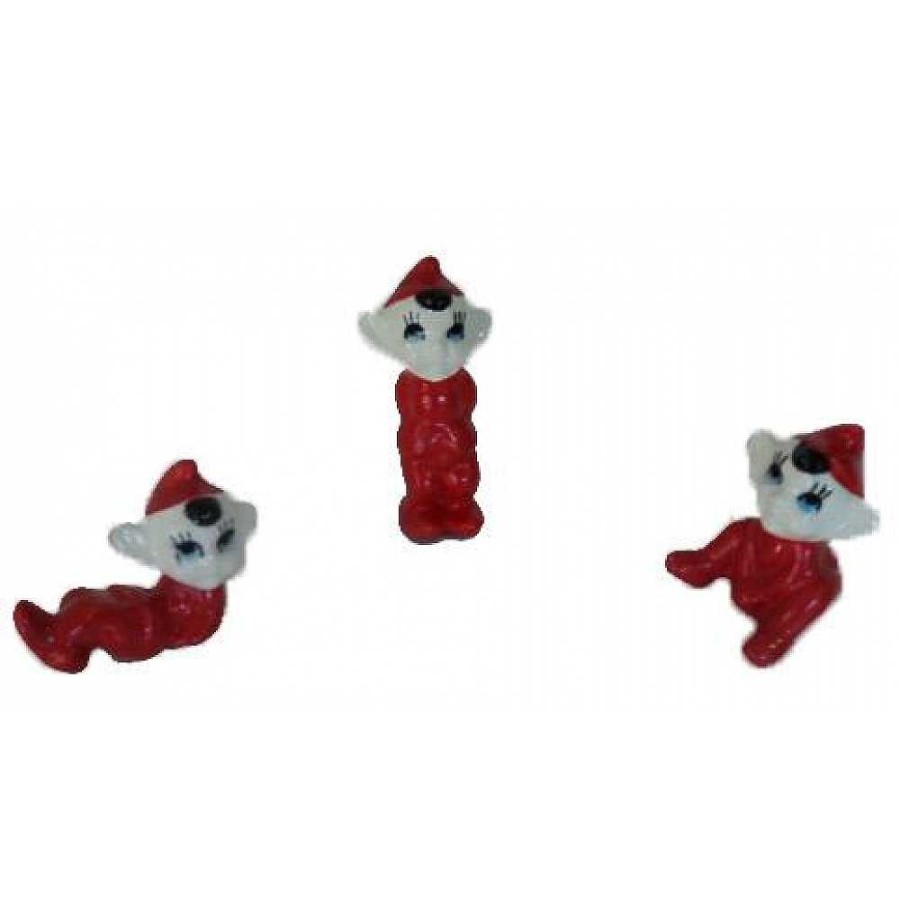 Regalo Genérico San Valent N - Enamorados | Set 3 Mini Figuras Roja 6Cm