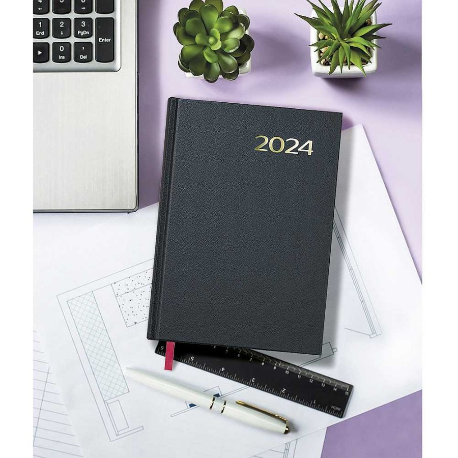 Papeler A Dohe Agendas | Agenda 2024 D A P Gina 14X20 Negra S Ntex