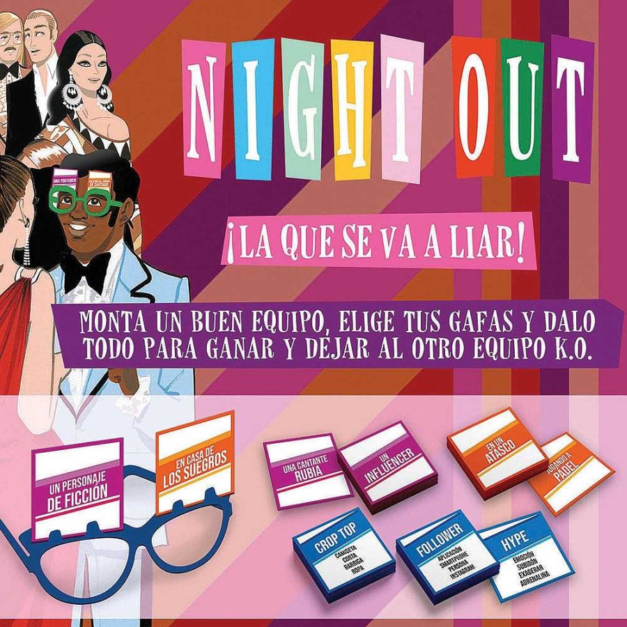 Juguetes Educa Juegos De Sociedad | Juego Mesa Kidult Night Out Pary Game +18 A Os