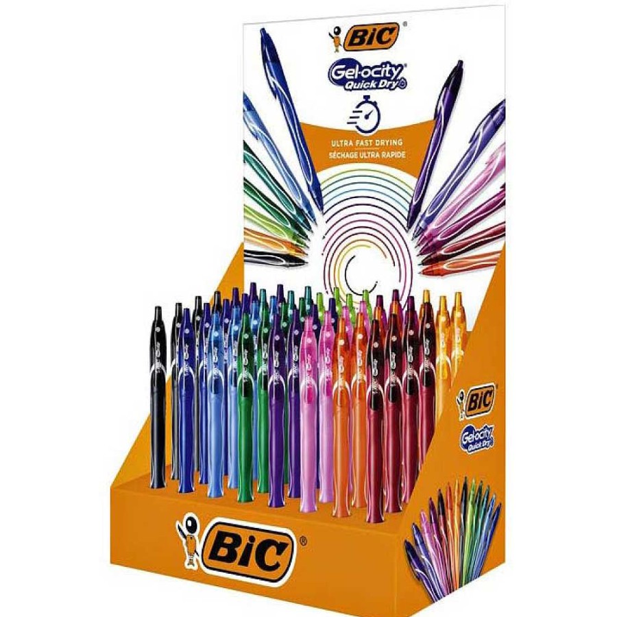 Papeler A BIC Bol Grafos | Expositor 48 Bol Grafos Bic Gelocity Colorines