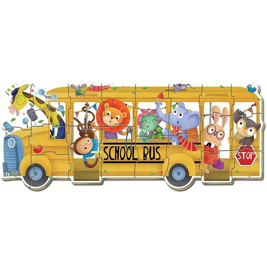 Juguetes Educa Puzzles Preescolar | Baby Puzzle Bus Animalitos 5 Piezas