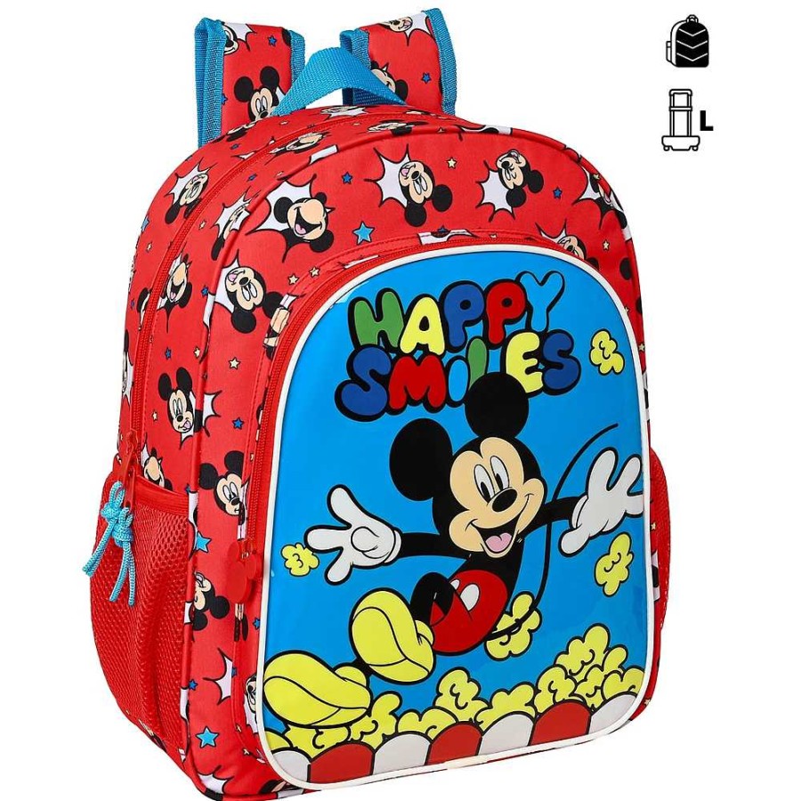 Mochilas Y Complementos Disney | Mickey Mochila Adaptable Carro 38X32X12