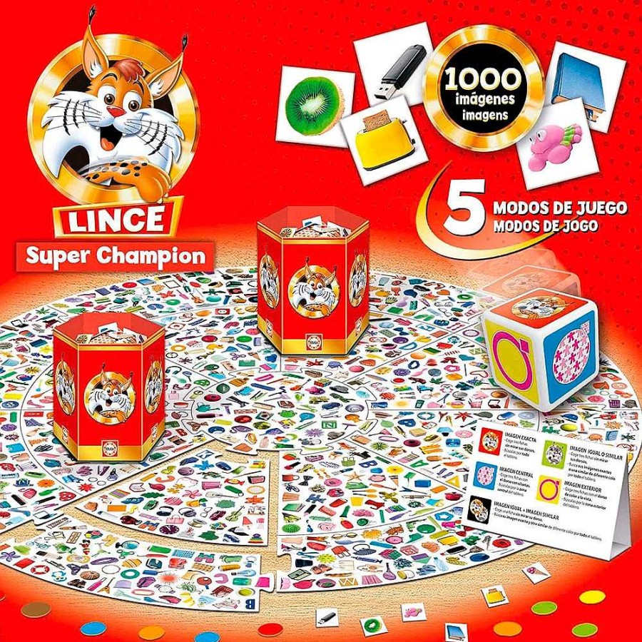 Juguetes Educa Juegos De Sociedad | Lince Juego De Memoria Superchaiom 1000 Im Genes