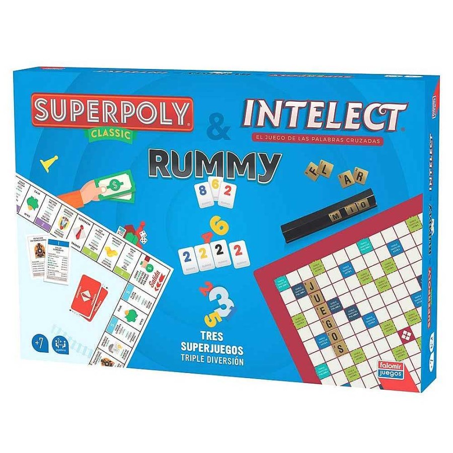 Juguetes Falomir Juegos De Sociedad | Set Superpoly Intelect Rummy