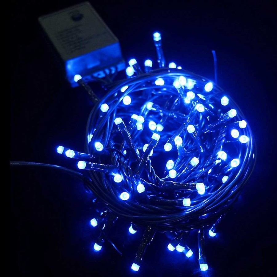 Home & Deco Juinsa Iluminaci N | Guirnalda 240 Luces Led Azul Multifunci 7 Metros