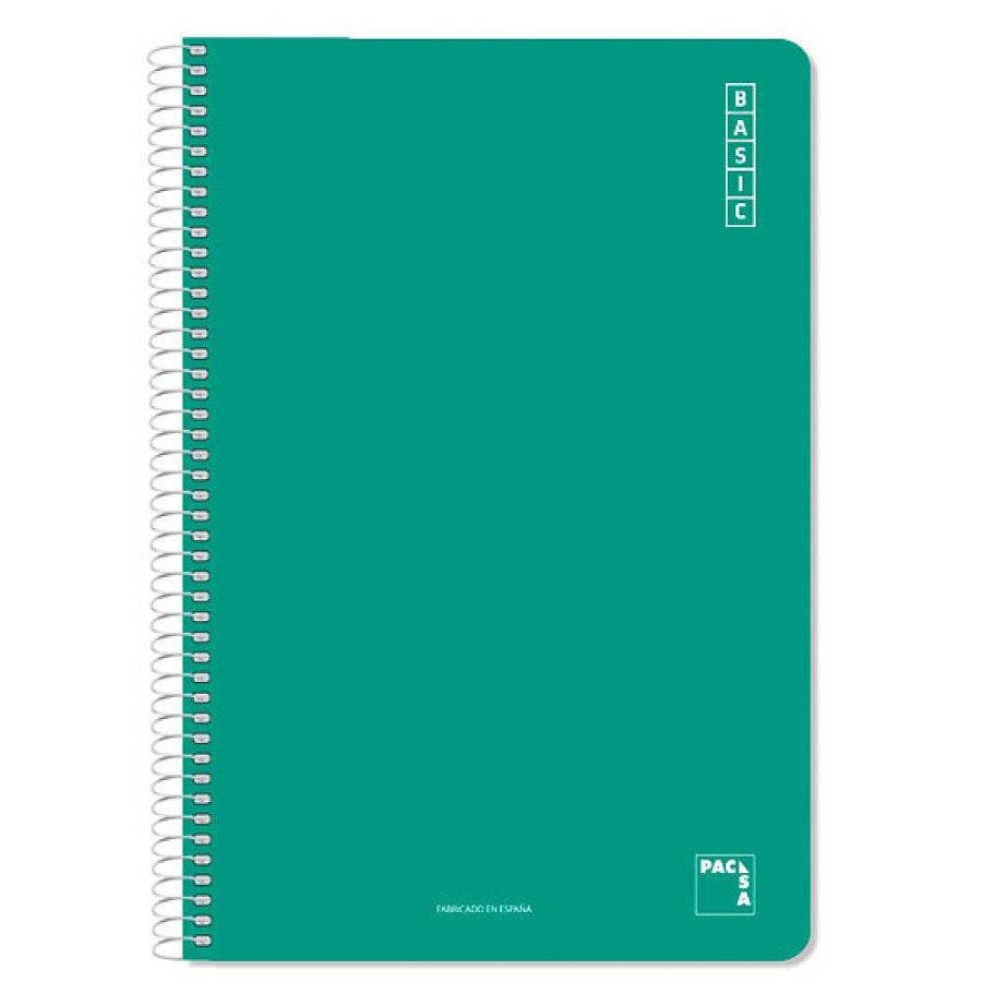 Papeler A Pacsa Cuadernos Espiral | Pack 10 Bloc 60 Gr Folio 80 Hojas Cuadr Cula 5 Mm