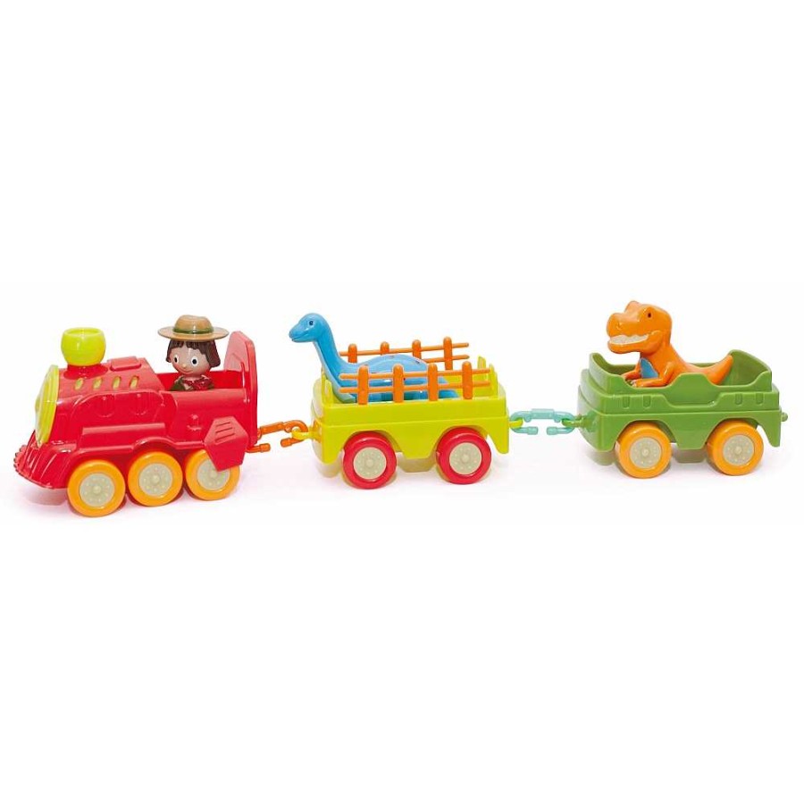 Juguetes Fantástiko Arrastres Y Correpasillos | Tren Preescolar Dino Con 2 Vagones 48X14X14 Cm