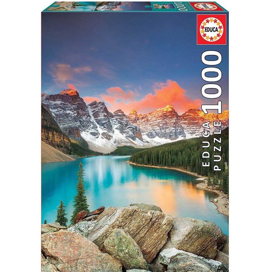 Juguetes Educa Puzzles 300-1000 Piezas | Puzzle Educa 1000 Piezas Lago Moraine