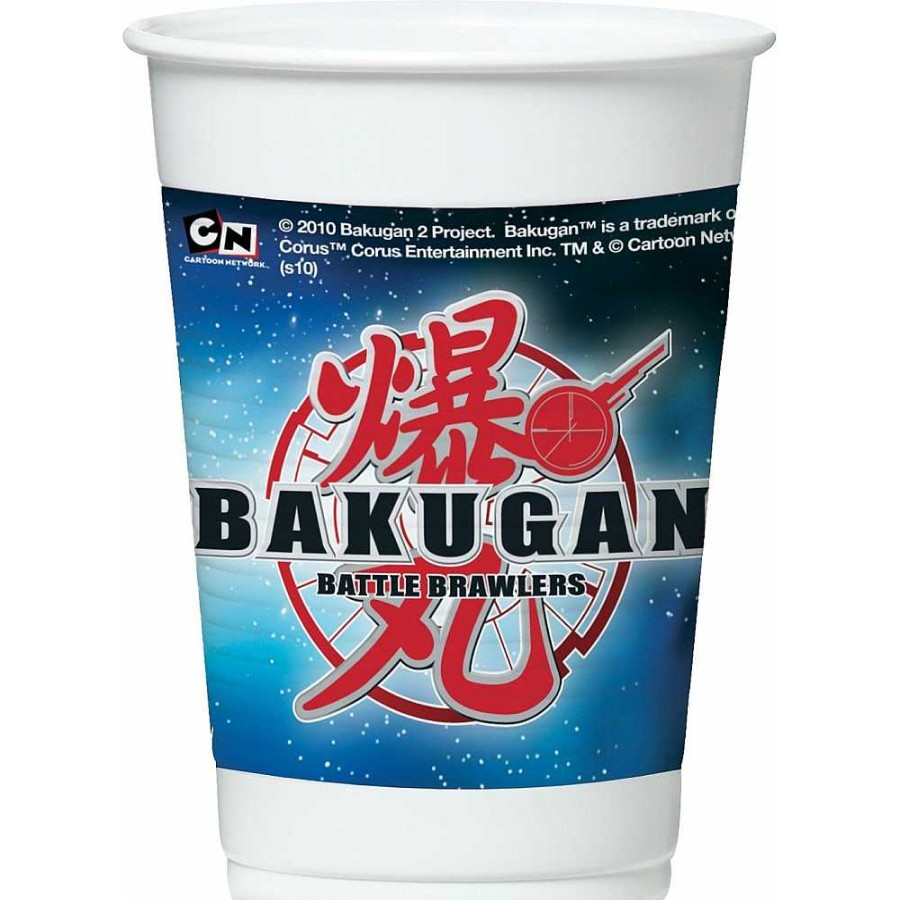 Fiestas Y Disfraces Genérico | Bakugan Pack 10 Vasos 20 Cl