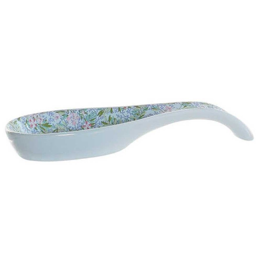 Home & Deco Item Complementos Cocina | Set 6 Cucharas Soporte Cer Mica Floral 23Cm