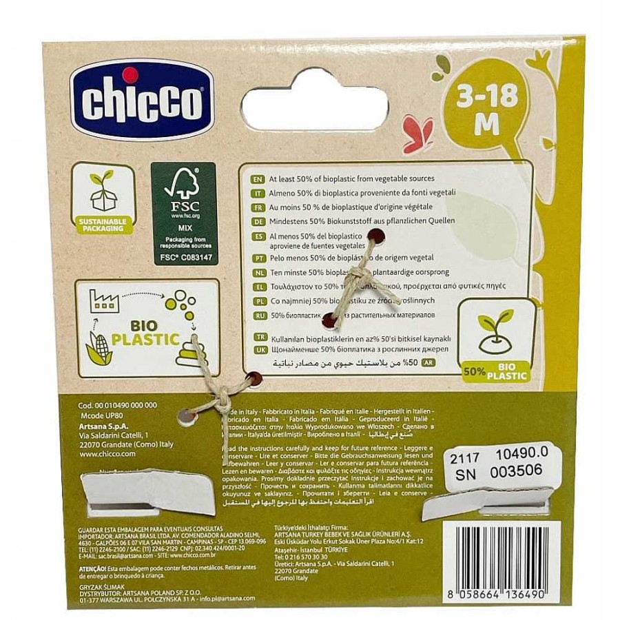 Juguetes Chicco Juguetes Eco | Chicco Mordedor Eco Rana +3Meses