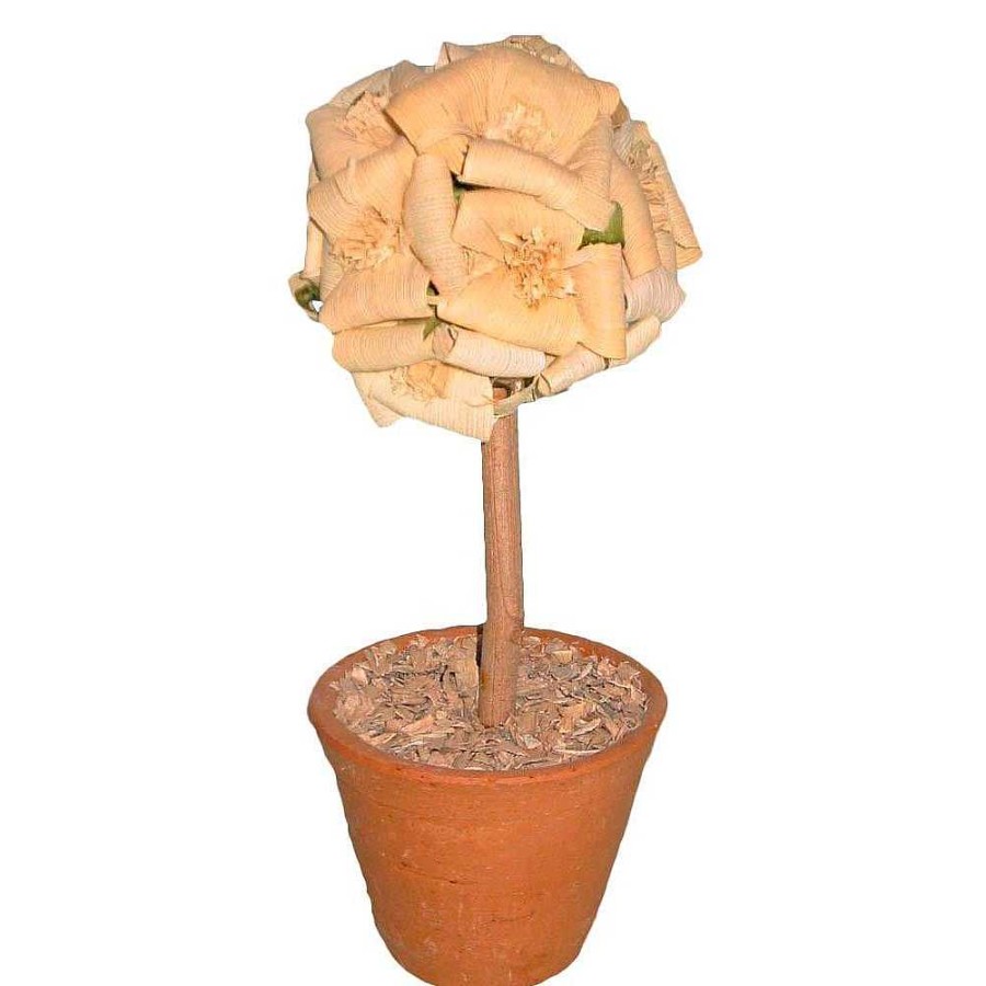 Home & Deco Genérico Jarrones Y Plantas | Arbol Decoracbola C/Maceta Maizal24Cm