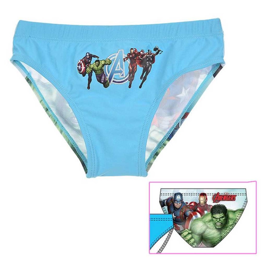 Regalo Avengers Textil | Avengers Ba Ador Slip T/4,6,8,10 - 2 Modelos Surtidos