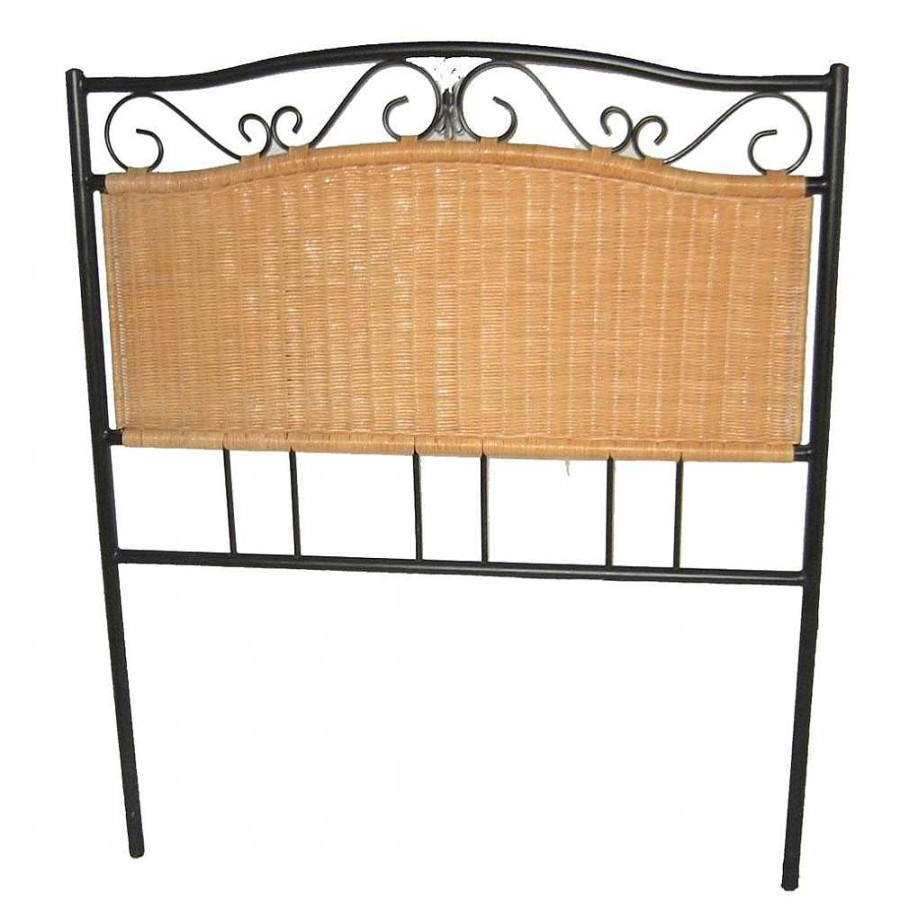 Home & Deco Genérico Mueble Auxiliar | Cabecero Cama Metal Y M Dula 100X115 Cm.