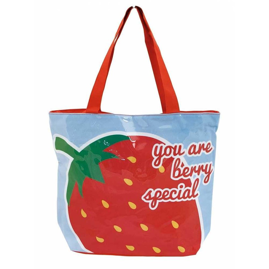 Regalo Genérico Bolsos | Bolsa Fresas Charol 50X38