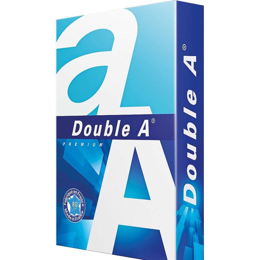 Papeler A Double Papel Y Recambios Anillas | Paquete 500 Hojas Papel A4 Double 80 Gr. Premium