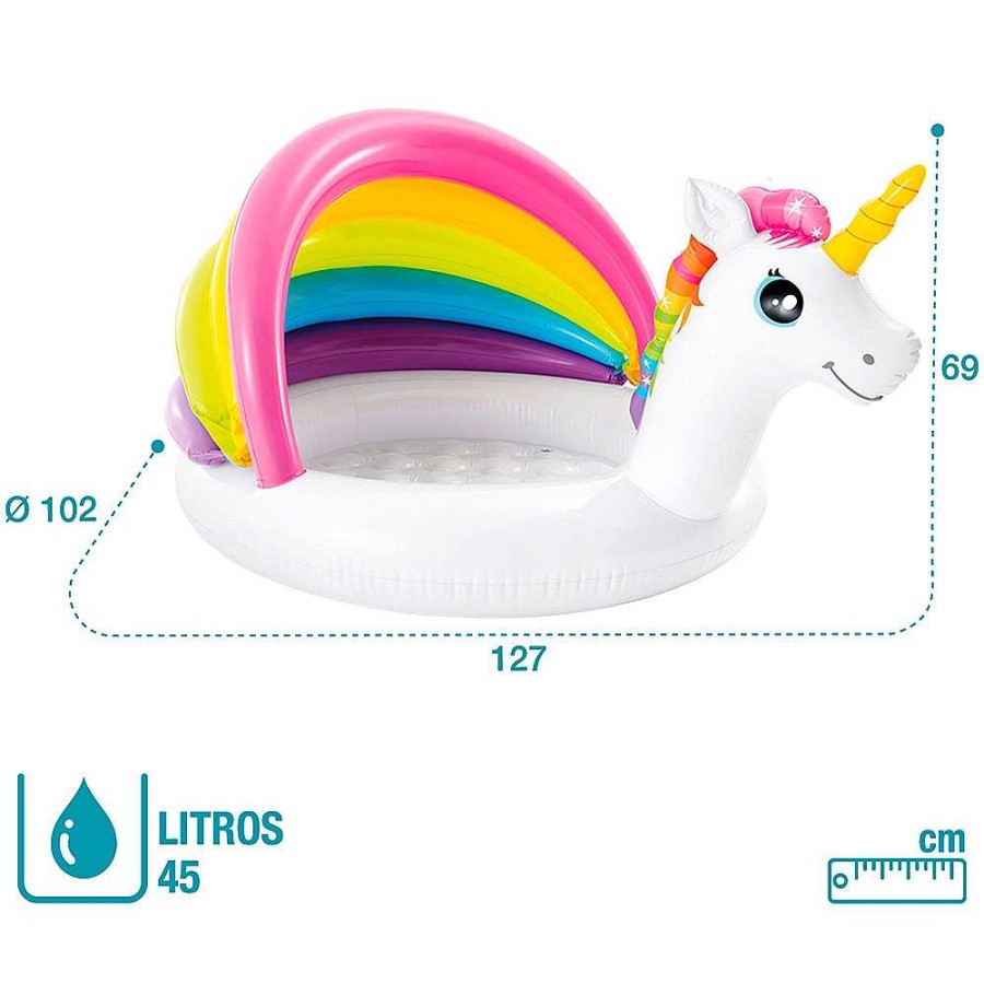 Regalo Intex Tendencia Unicornios | Pisicina Hinchable Unicornio Intex 127X102X69