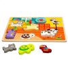 Juguetes Woomax Rompecabezas Y Encajes | Puzzle Madera 3D Encajable Animales30X21 Cm 3 Modelos