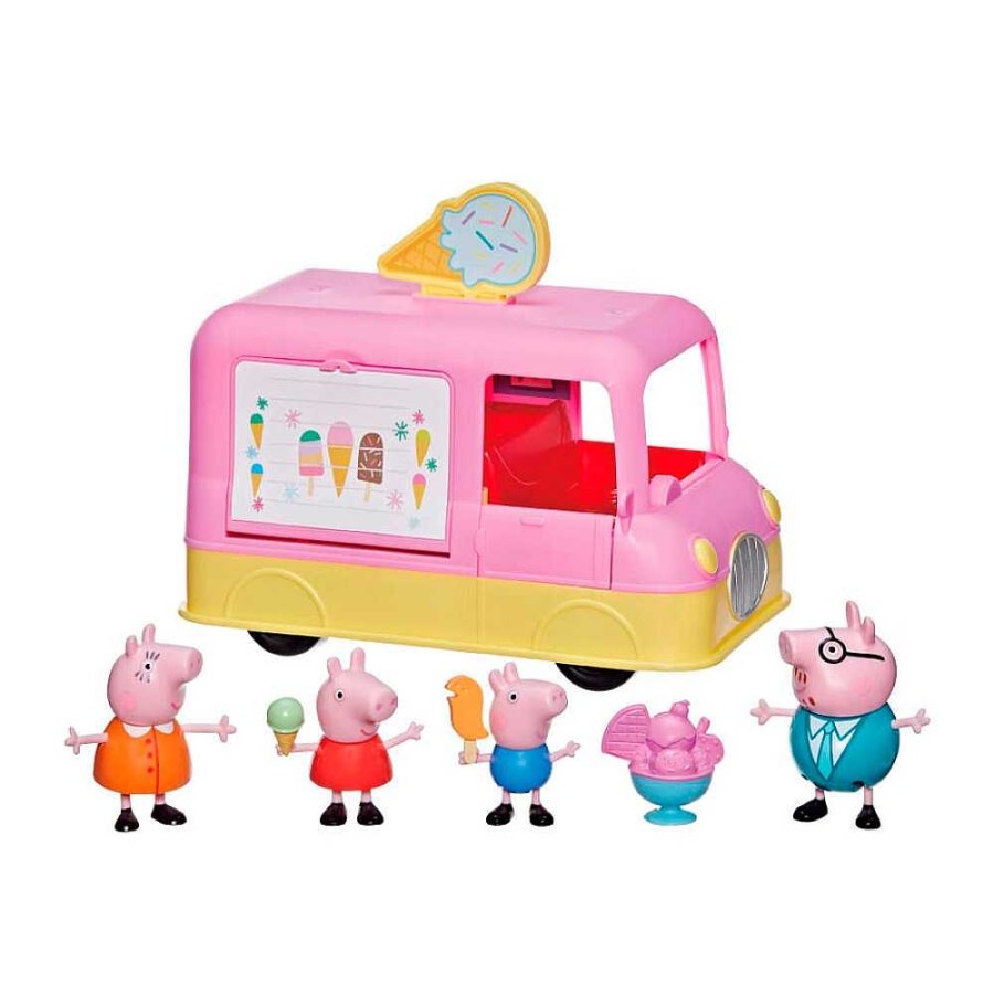 Juguetes Hasbro Mini Mu Ecas | Peppa Pig Cami N Helados Con Figuras. Caja 36X25X13