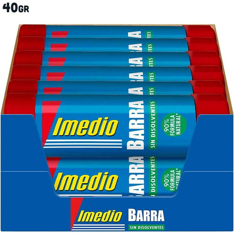 Papeler A Imedio Pegamentos Y Cinta Adhesiva | Caja De 12 Barras De Pegamento Imedio 40 Gr.