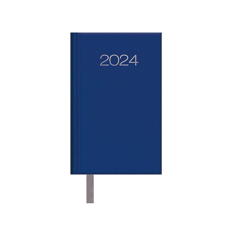 Papeler A Dohe Agendas | Agenda 2024 Semana Vista Bolsillo 8,5X13 Azul Lisboa