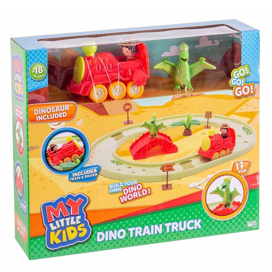 Juguetes Clementoni Pistas Y Trenes | Tren Preescolar Circuito Dino. Caja 45X35X8