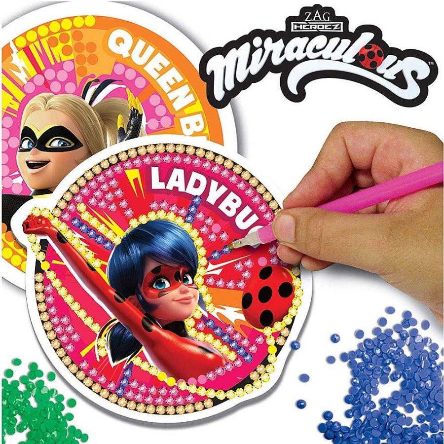 Juguetes LadyBug Crea Y Pinta | Ladybug Miraculouscrea Mosaicos Brillant