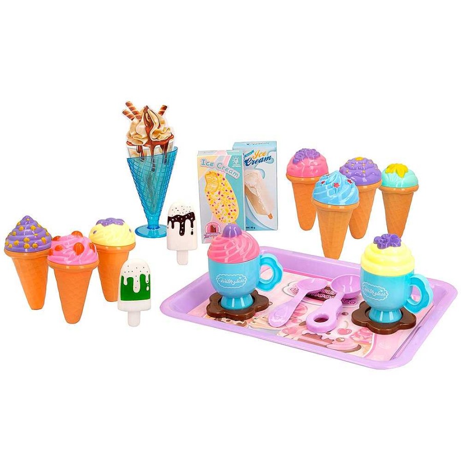 Juguetes Genérico Cocinas Y Hogar | Menaje Set De Postres 19 Piezas 22X5X32