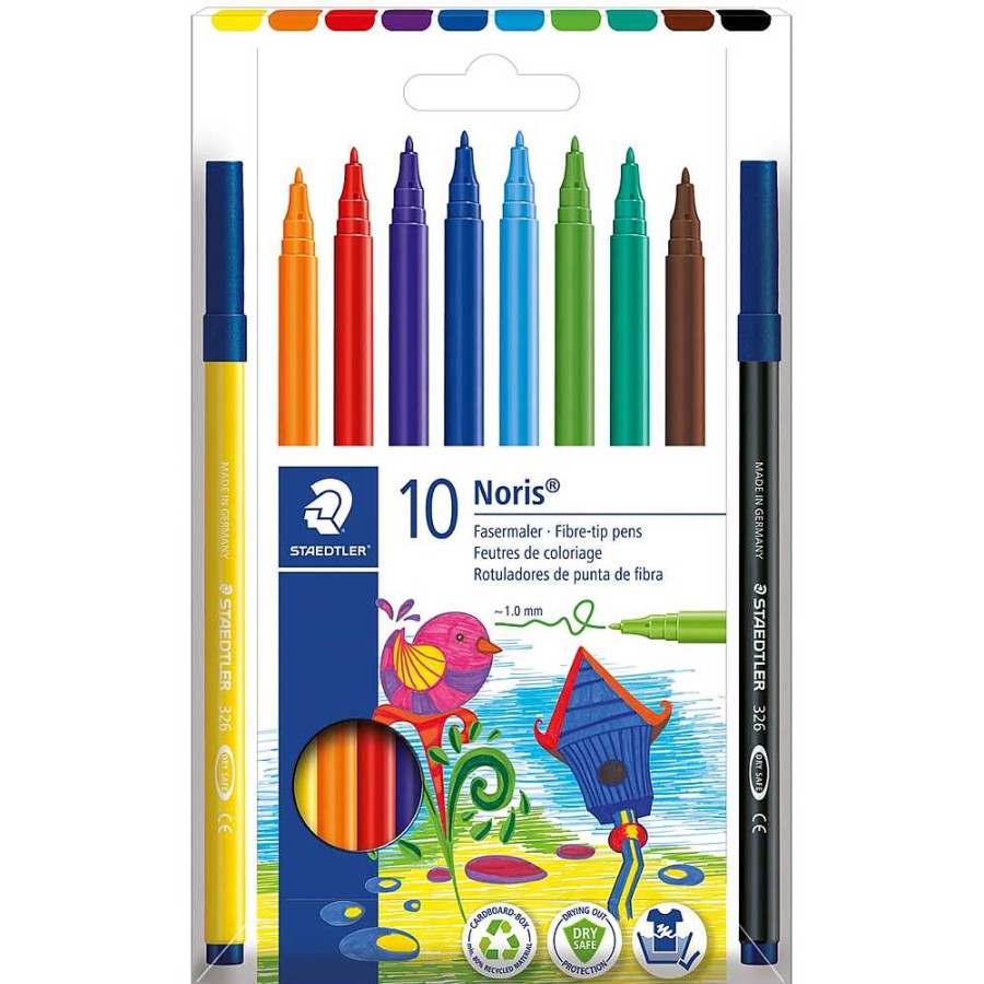 Papeler A Staedtler Ceras-L Pices Y Rotuladores | Estuche 10 Rotulador Noris Staedtler Colores Surtidos