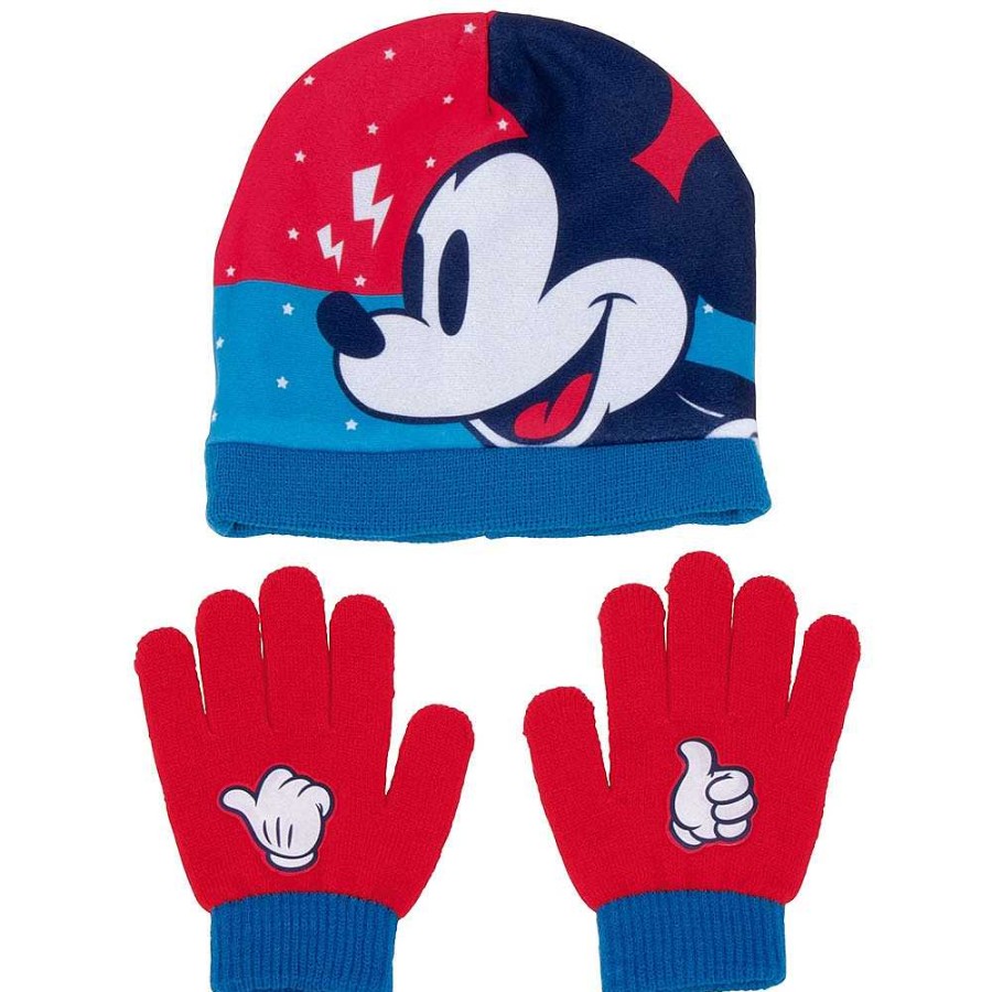 Regalo Disney Gorros Y Sombreros | Mickey Mouse Set Gorro Y Guante