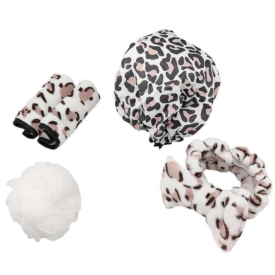 Regalo The Vintage Cosmetic Company | Set Regalo Spa 5 Piezas Leopardo