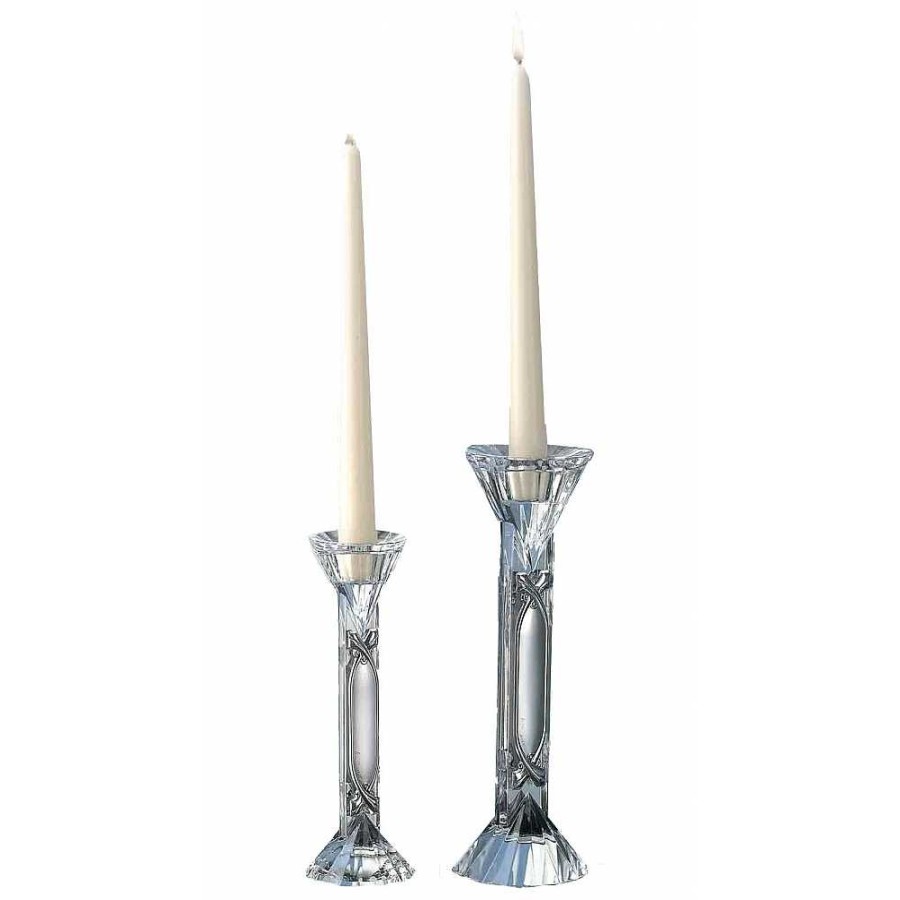 Home & Deco Genérico Velas Y Aromas | Candelabro Plata/Cristal 25 Cm