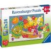 Juguetes Ravensburger Puzzles Infantiles | Puzzle Doble Healthy Food 2X24 Piezas