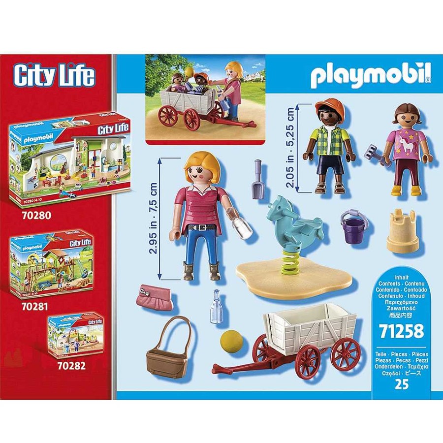 Juguetes Playmobil Playmobil | Playmobil City Life Starter Pack Educadora Con Carrito