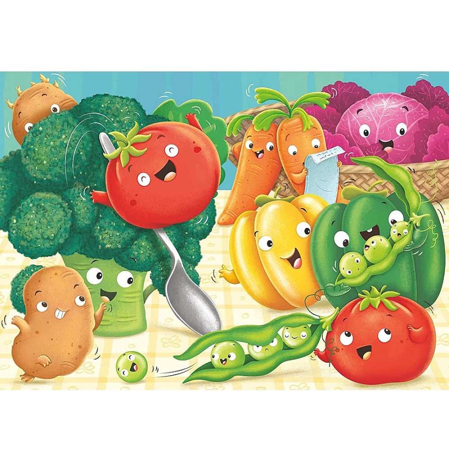 Juguetes Ravensburger Puzzles Infantiles | Puzzle Doble Healthy Food 2X24 Piezas