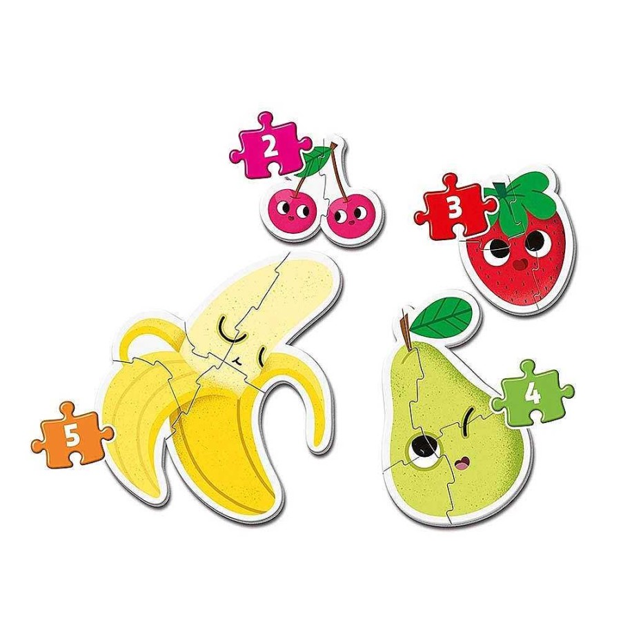 Juguetes Clementoni Puzzles Preescolar | My First Puzzle Progresivo Frutas + 2 A Os