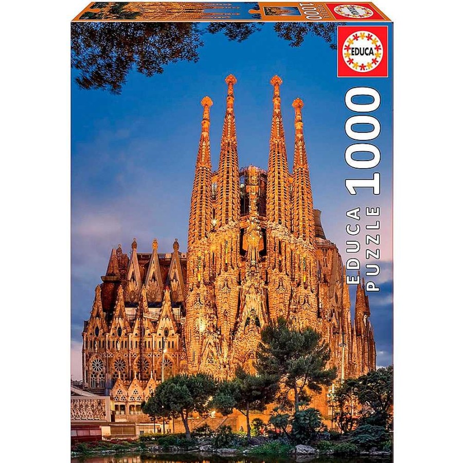 Juguetes Educa Puzzles 300-1000 Piezas | Puzzle Educa 1000 Piezas Sagrada Familia Barcelona