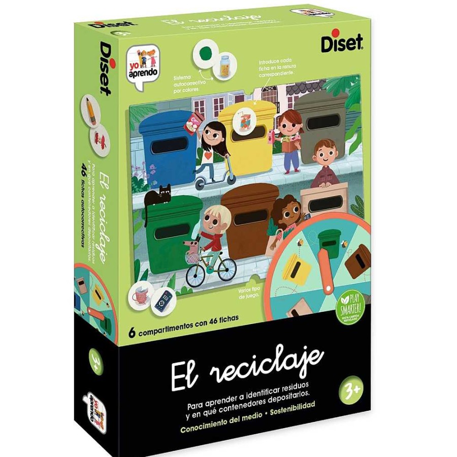 Juguetes Diset Juegos Educativos | Aprendo El Reciclaje Diset + 3